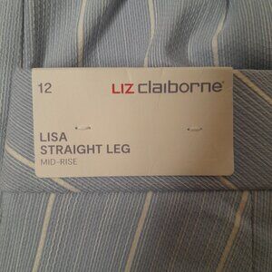 NWT Liz Claiborne 12 Straight Leg Slacks